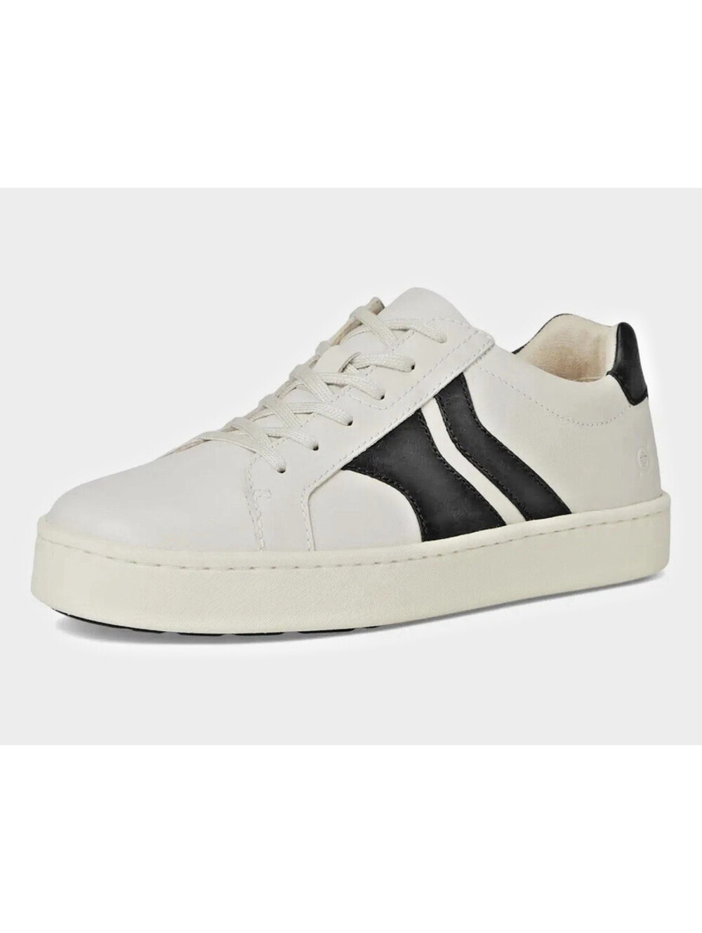 Born Beck Tie White Leather Sneaker Shoes Trainers Men's Size 9M